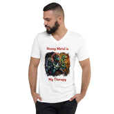 Heavy Metal Unisex Short Sleeve V-Neck T-Shirt - Beyond T-shirts