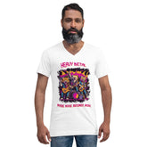 Heavy Metal Unisex Short Sleeve V-Neck T-Shirt - Beyond T-shirts