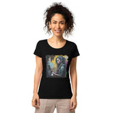 Her Heart Beats Music Women’s Basic Organic T-shirt - Beyond T-shirts
