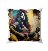 Her Talent Is Undeniable Outdoor Pillow - Beyond T-shirts