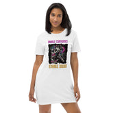 Inhale Confidence Exhale Doubt Organic Cotton T-shirt Dress - Beyond T-shirts