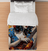 Just a Guitarist Duvet Cover and Towel Set