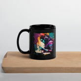 Killing It On Drums Black Glossy Mug - Beyond T-shirts