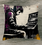 Lay Down Some Keys Outdoor Pillow - Beyond T-shirts