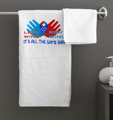 Left Or Right Wing Bath Towel - Beyond T-shirts