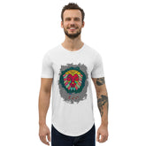 Leo Men's Curved Hem T-Shirt | Zodiac Series 11 - Beyond T-shirts