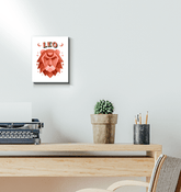 Leo Wrapped Canvas 8x10 | Zodiac Series 2 - Beyond T-shirts