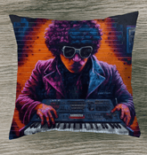 Let The Keys Talk Outdoor Pillow - Beyond T-shirts
