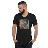 Let The Sax Speak Unisex Short Sleeve V-Neck T-Shirt - Beyond T-shirts