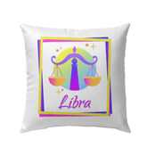 Libra Outdoor Pillow | Zodiac Series 3 - Beyond T-shirts