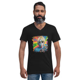 Making Musical Waves Unisex Short Sleeve V-Neck T-Shirt - Beyond T-shirts
