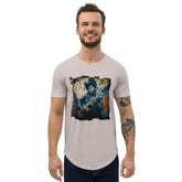 Master Of The Six-String Men's Curved Hem T-Shirt - Beyond T-shirts