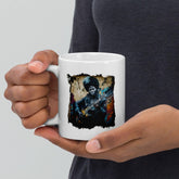 Master Of The Six-String White Glossy Mug - Beyond T-shirts