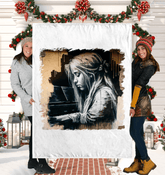 Melodies Flow Gracefully Sherpa Blanket - Beyond T-shirts