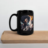 Melody Maker, Rhythm Keeper Black Glossy Mug - Beyond T-shirts