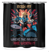 Mosh Pit Shower Curtain - Beyond T-shirts