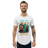 Music Wins Men's Curved Hem T-Shirt - Beyond T-shirts