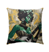 Musical Paintbrush Outdoor Pillow Towel