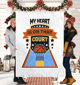 My Heart Sherpa Blanket - Beyond T-shirts