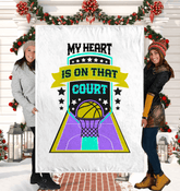 My Heart Sherpa Blanket - Beyond T-shirts