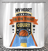 My Heart Shower Curtain - Beyond T-shirts