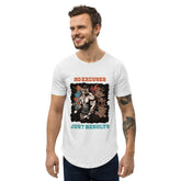 No Excuses Just Results Men's Curved Hem T-Shirt - Beyond T-shirts