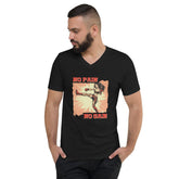 No Pain No Gain Unisex Short Sleeve V-Neck T-Shirt - Beyond T-shirts