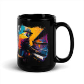 Noodling On The Keyboard Black Glossy Mug - Beyond T-shirts