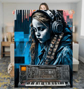 Notes Flow From Her Sherpa Blanket - Beyond T-shirts