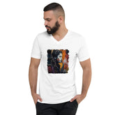 Notes Flow Like Honey Unisex Short Sleeve V-Neck T-Shirt - Beyond T-shirts