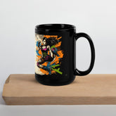 one Punch At A Time Black Glossy Mug - Beyond T-shirts