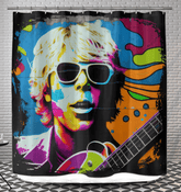 Performing With Sonic Artistry Shower Curtain - Beyond T-shirts