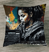 Piano And Guitar Brilliance Indoor Pillow - Beyond T-shirts
