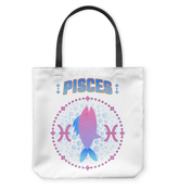 Pisces Basketweave Tote Bag | Zodiac Series 1 - Beyond T-shirts