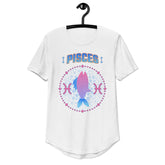 Pisces Men's Curved Hem T-Shirt | Zodiac Series 1 - Beyond T-shirts