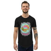 Pisces Men's Curved Hem T-Shirt | Zodiac Series 11 - Beyond T-shirts