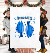 Pisces Sherpa Blanket | Zodiac Series 2 - Beyond T-shirts