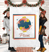 Pisces Sherpa Blanket | Zodiac Series 3 - Beyond T-shirts