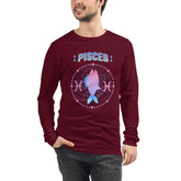 Pisces Unisex Long Sleeve Tee | Zodiac Series 1 - Beyond T-shirts