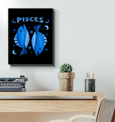 Pisces Wrapped Canvas 16x20 | Zodiac Series 2 - Beyond T-shirts