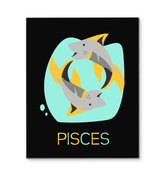 Pisces Wrapped Canvas 16x20 | Zodiac Series 4 - Beyond T-shirts
