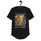 Piss Off Neighbors Men's Curved Hem T-Shirt - Beyond T-shirts