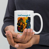 Piss Off Neighbors White glossy mug - Beyond T-shirts