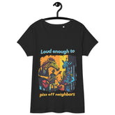 Piss Off Neighbors Women’s fitted v-neck t-shirt - Beyond T-shirts