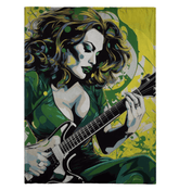 Playing Guitar is Truth Sherpa Blanket Towel - Product Image