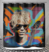 Playing With Dynamic Energy Shower Curtain - Beyond T-shirts