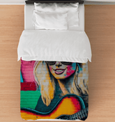 Playing With Musical Fire Duvet Cover - Beyond T-shirts