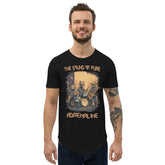 Pure Adrenaline Men's Curved Hem T-Shirt - Beyond T-shirts