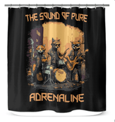 Pure Adrenaline Shower Curtain - Beyond T-shirts