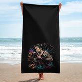 Push Harder Punch Higher Towel Gym Workout Gear